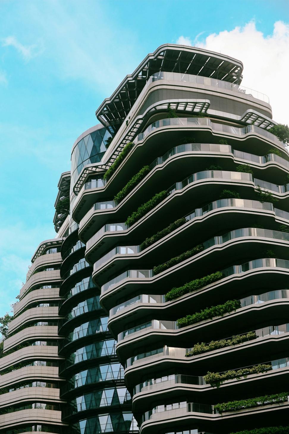Signature contemporary sustainable building